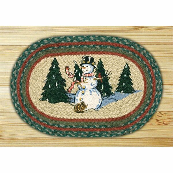 Capitol Importing Co Capitol Importing Winter Wonderland - 10 in. x 15 in. Hand Printed Oval Swatch 81-246WW